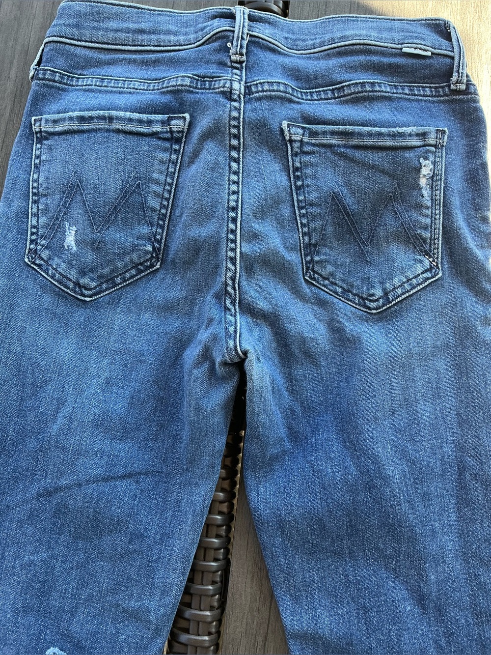MOTHER The Mid Rise Dazzler Ankle Fray, size 27 - Picture 8 of 12